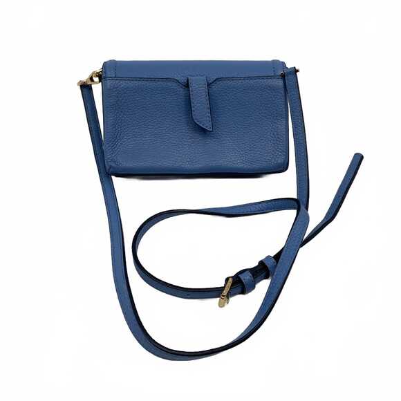 Michael Kors Blue Leather Crossbody Bag | OS Adjustable Strap - Picture 2 of 8
